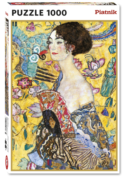 OakridgeStores.com | PIATNIK - Klimt - Lady with a Fan - 1000 Piece Jigsaw Puzzle - (552748)