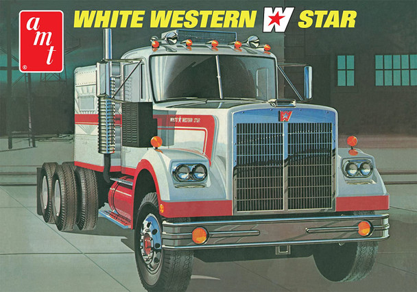 AMT - 1/25 WHITE WESTERN STAR SEMI - Plastic Model Truck Kit (724)