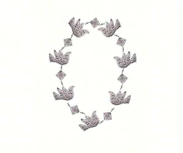Garland Punched Metal Dove (SE9140202)
