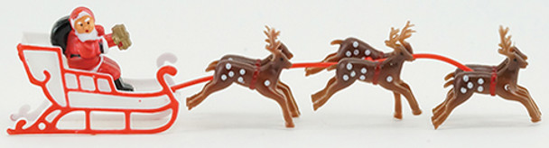 OakridgeStores.com | Santa Sleigh with Reindeer (MUL5523) 749939619814