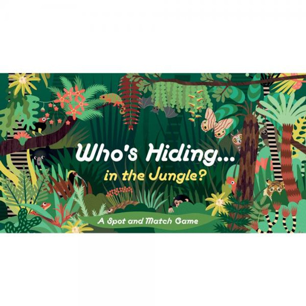 OakridgeStores.com | CHRONICLE BOOKS - Who's Hiding in the Jungle? Card Game 896830007834