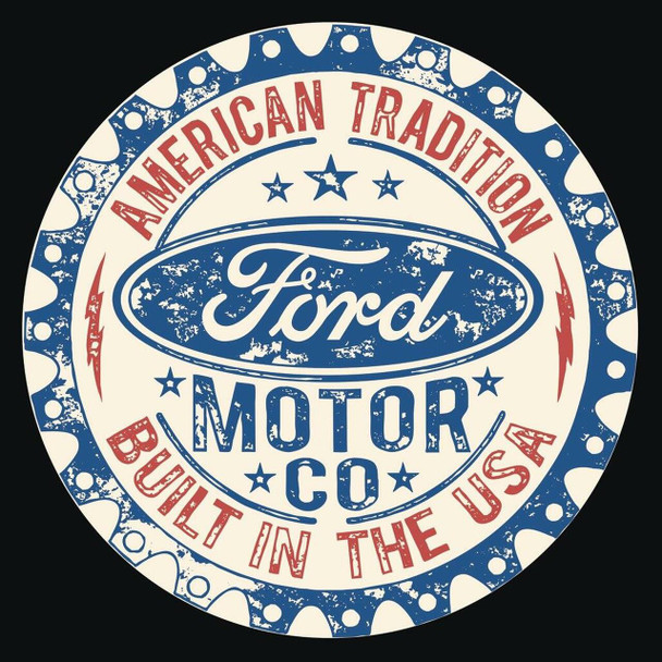 OakridgeStores.com | Desperate Signs - Ford - Built in USA Tin Sign (2396) 605279123964