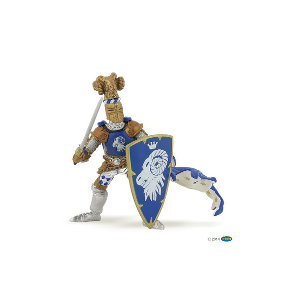 OakridgeStores.com | PAPO - Blue Weapon Master Ram Knight Figurine (39913) 3465000399139