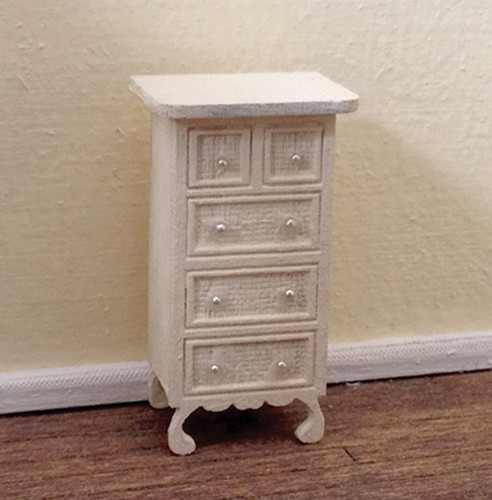 OakridgeStores.com | Small Scale Living - Mangrove Tall Chic Chest Kit 1:48 Scale Dollhouse Furniture (BR003)