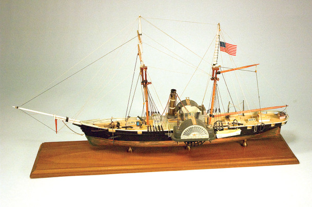 OakridgeStores.com | MODEL SHIPWAYS - Harriet Lane Steam Paddle Cutter 1857 - Wooden Model Ship Kit (2010)