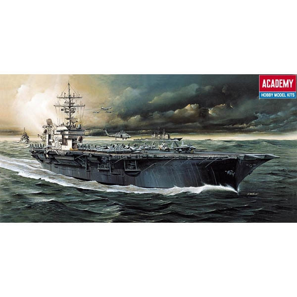 OakridgeStores.com | ACADEMY - 1:800 Scale USS KITTY HAWK CV-63 Aircraft Carrier Plastic Model Ship Kit (14210) 603550014444