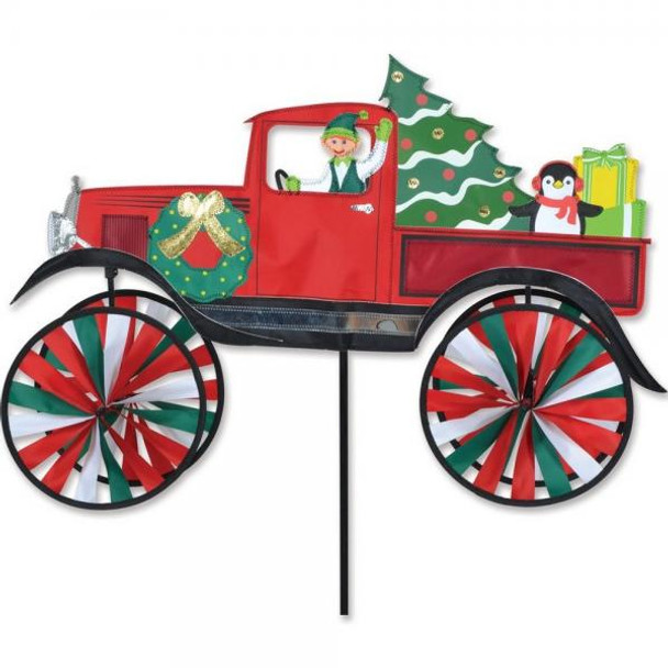 OakridgeStores.com | Premier Designs - Christmas Truck Wind Spinner (PD26905) 630104269050