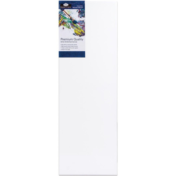 OakridgeStores.com | ROYAL BRUSH - essentials Premium Stretched Canvas - 4"X12" (CNV412) 090672077660