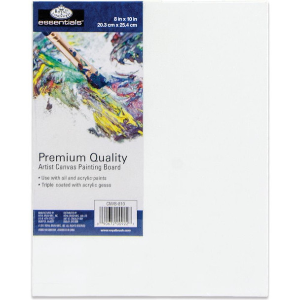 OakridgeStores.com | ROYAL BRUSH - essentials Premium Canvas Board - 8"X10" (CNB810) 090672009227