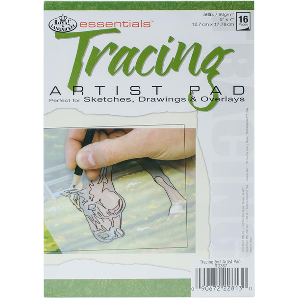 OakridgeStores.com | ROYAL BRUSH - essentials Tracing Artist Paper Pad 5"X7" - 16 Sheets (RD367) 090672228130