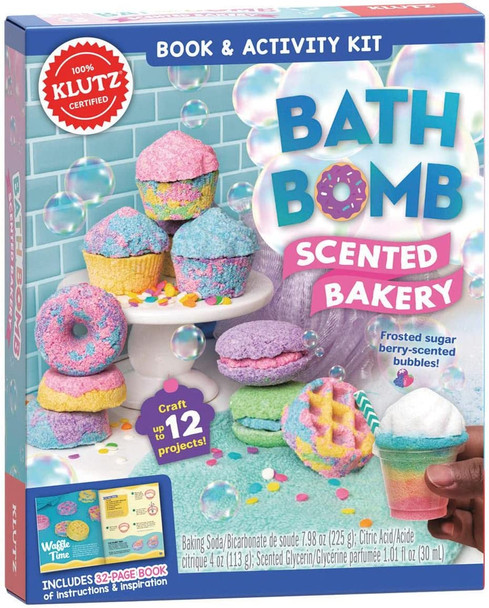 OakridgeStores.com | SCHOLASTIC - Klutz Bath Bomb Scented Bakery Craft Activity Book / Kit (9781338829563) 9781338829563