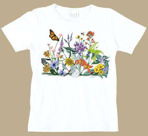 OakridgeStores.com | ATLAS SCREEN PRINTING - Vintage Wildlflowers Ladies Scoop Neck T-shirt -SM (WC074NSM) 842648050692