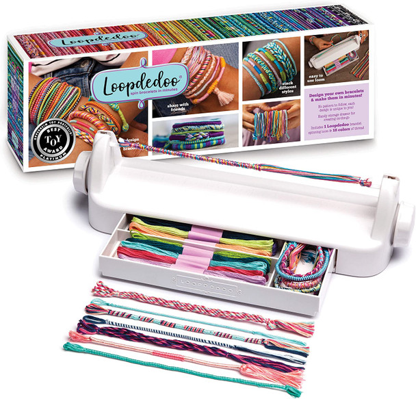 OakridgeStores.com | PLAYMONSTER - Loopdedoo Spinning Loom DIY Friendship Bracelet Maker Kit (LUEEAAT) 858070002154