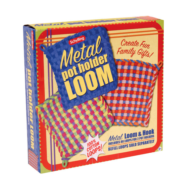 OakridgeStores.com | SCHYLLING - Retro Metal Potholder Loom Craft Activity Kit (MLPH) 019649223398