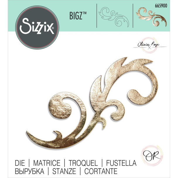 OakridgeStores.com | Sizzix - Bigz Die By Olivia Rose - Botanical Flourish (665900) 630454279914