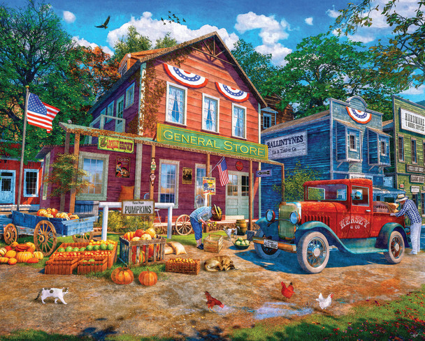 OakridgeStores.com | WHITE MOUNTAIN PUZZLES - Country Store (1595pz) - 1000 Piece Jigsaw Puzzle 724819263912