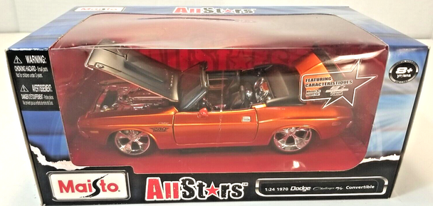 RESALE SHOP - Maisto All Stars 1:24 Scale Diecast 1970 Dodge Challenger R/T Convertible - NIB