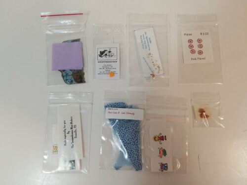 RESALE SHOP - Assorted 1/4 Scale Dollhouse Miniatures - 8 Pieces