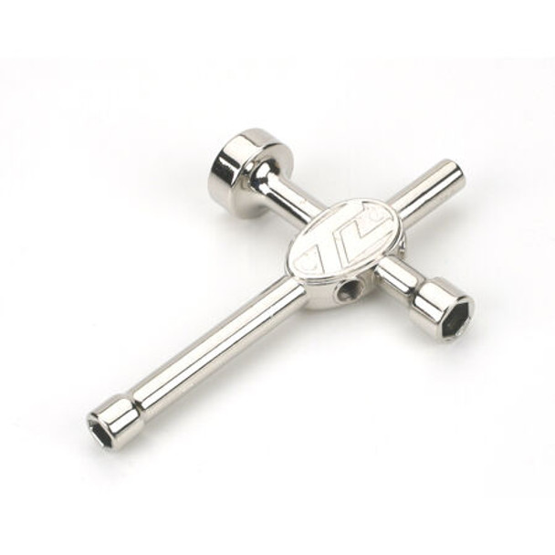 OakridgeStores.com | Team Losi - RC Nitro 4-Way Steel Wrench (17mm,10mm,8mm,1/4") - B4603 605482012833