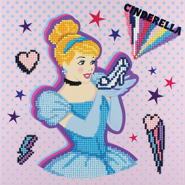 OakridgeStores.com | Camelot Dotz - Disney - Cinderella Kind Pow-er - Diamond Art Box Kit 11"X11" (8510007B) 678361986501