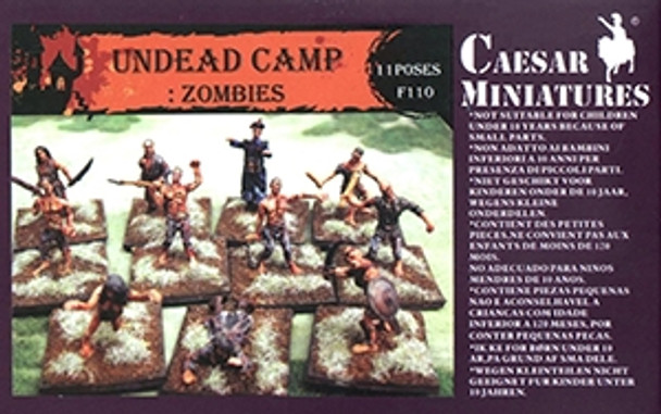 OakridgeStores.com | PEGASUS Caesar - Undead Camp Zombies 1/72 Model Figure Kit (F110)