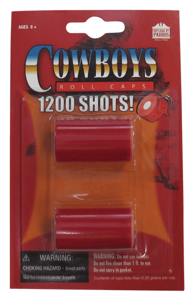 OakridgeStores.com | Parris Mfg - Toy Ammo Roll Caps (1200 shots) 912 047379109125