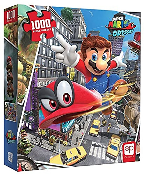 OakridgeStores.com | USAopoly Super Mario Odyssey Snapshots - Video Game 1000pc Puzzle (PZ005-569) 700304150516