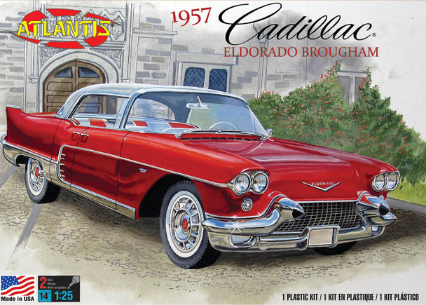 OakridgeStores.com | Atlantis - 1957 Cadillac Eldorado Brougham 1/25 Plastic Kit (H1244) 850002740509
