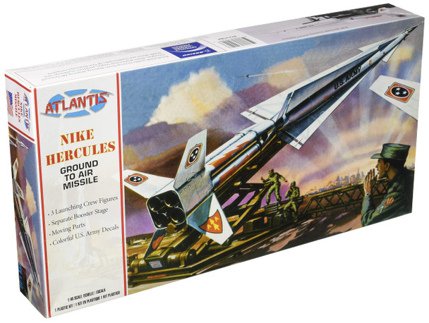 OakridgeStores.com | Atlantis - Nike Hercules Missile US Army 1/40 Scale Plastic Kit (H1804) 850002740493