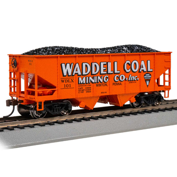 OakridgeStores.com | Bachmann - Waddell Coal #101 - HO Scale 55-Ton Hopper (19515) 22899195155