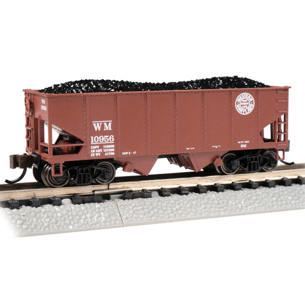 OakridgeStores.com | Bachmann - Western Maryland #10956 - N Scale 55-Ton Hopper (19566) 22899195667