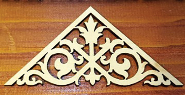 OakridgeStores.com | ALESSIO - Apex Trim - 2 Pieces - 1" Scale Dollhouse Miniature (AP45)