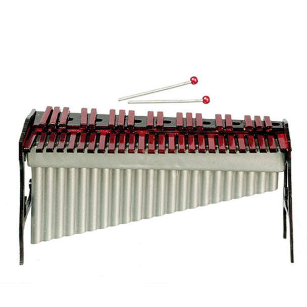 OakridgeStores.com | AZTEC - Xylophone With Case - 1" Scale Dollhouse Miniature (B0667) 717425106674