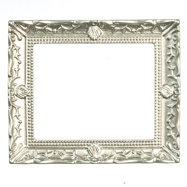 OakridgeStores.com | AZTEC - Large Silver Rectangle Frame - 1" Scale Dollhouse Miniature (B3322S) 717425433220