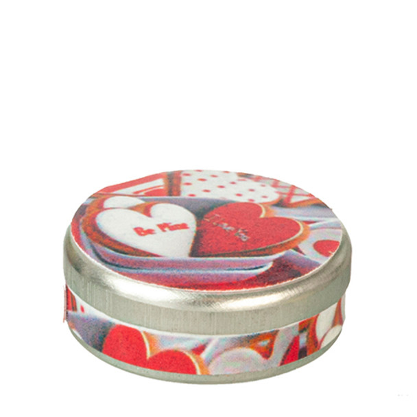 OakridgeStores.com | AZTEC - Valentine Cookie Tin - 1" Scale Dollhouse Miniature (G6285) 717425628503