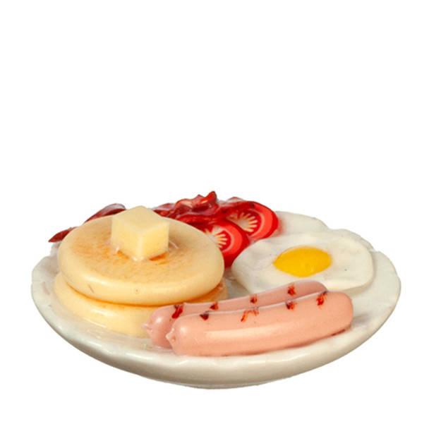 OakridgeStores.com | AZTEC - Breakfast Platter - 1" Scale Dollhouse Miniature (G6367) 717425636706