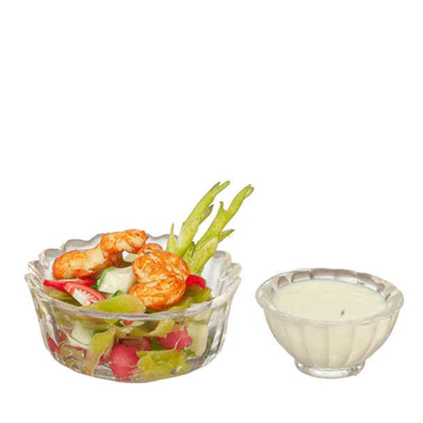 OakridgeStores.com | AZTEC - Salad With Dressing - 1" Scale Dollhouse Miniature (G6373) 717425637307