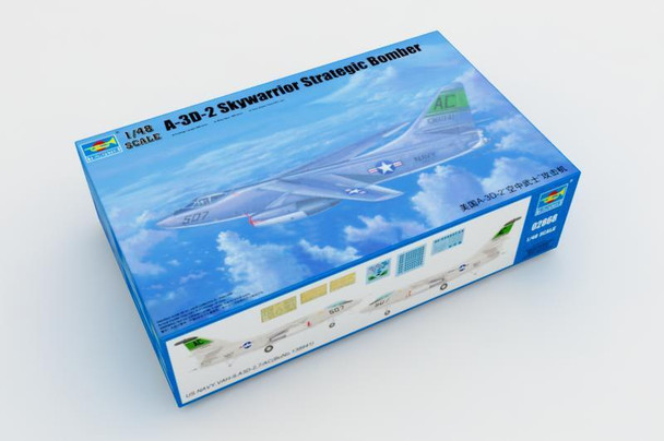 RESALE SHOP - Trumpeter 1:48 A-3D-2 SKYWARRIOR STRATEGIC BOMBER Model Kit - 02868 [U4]