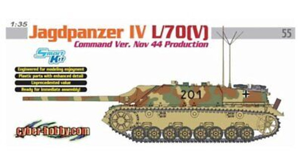 RESALE SHOP - 1:35 Jagdpanzer IV L/70(V) Command Ver. Nov 44 Production by Cyber Hobby [U2]