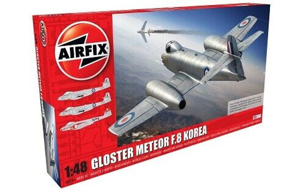 RESALE SHOP - Airfix 1:48 Gloster Meteor F8 Korean Plastic Model Kit A09184 [U5]