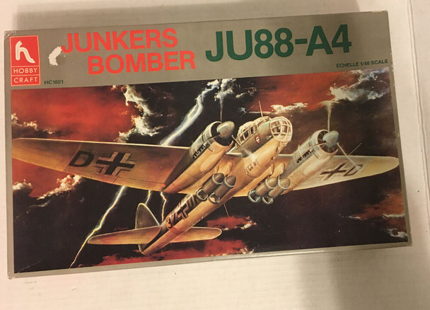 RESALE SHOP - HOBBY CRAFT Ju-88-A4 STUKA BOMBER - 1/48 MODEL KIT # HC1601 - New [U6]