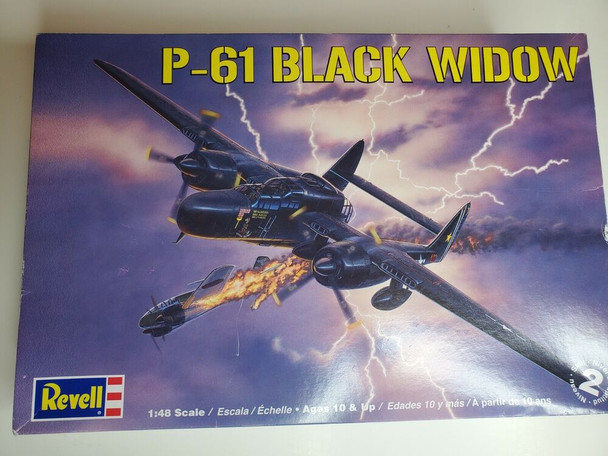 RESALE SHOP - Monogram 1/48 Scale P-61 Black Widow Plane Plastic Kit (7546) [U3]