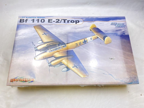 RESALE SHOP - Dragon Models German BF 110 E-2/TROP 1:32 Model Kit Wing Tech 2013 [U4]