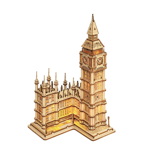 OakridgeStores.com | Rolife - Big Ben - 3D Wooden Puzzle Model Kit (TG507) 6974280920584