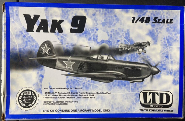 RESALE SHOP - NOB LTD Yak 9 9802 1/48 NIB Model Kit [U15 (CMK + IRONSIDE)]