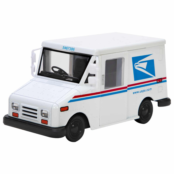 OakridgeStores.com | Schylling - Diecast Mail Truck with Pull Back Action  (DCMTR) 019649235025