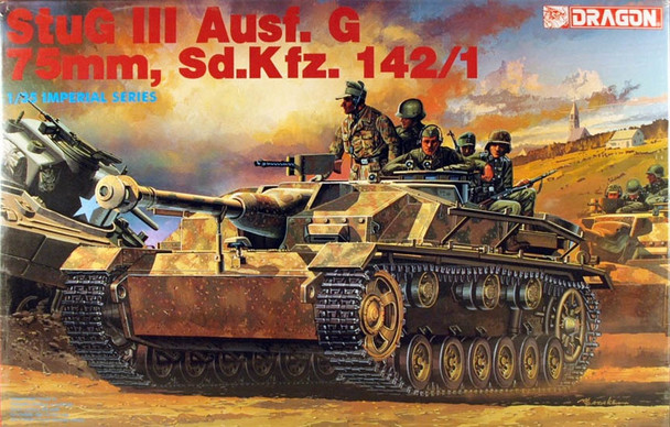 RESALE SHOP - Dragon 1/35 StuG lll Ausf. G 75mm, Sd.Kfz. 142/1 - Model Kit - 9014 [HB14]