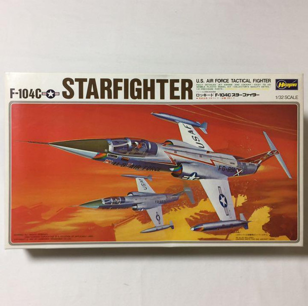 RESALE SHOP - Hasegawa 1/32 Lockheed F-104C Starfighter Model Kit S17 (c.1990s) - 08112 [HT4]