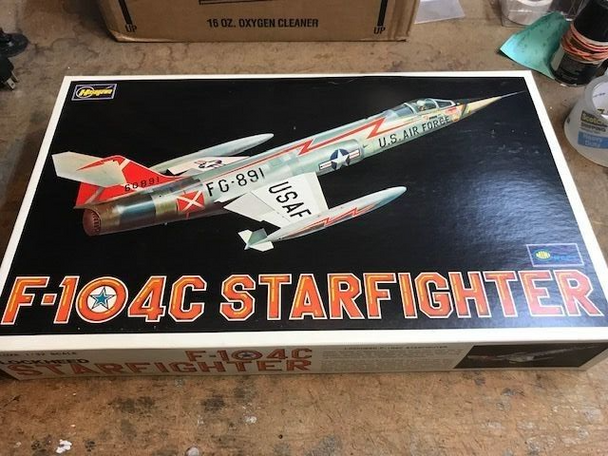 RESALE SHOP - NOB Hasegawa 1:32 Lockheed F-104C StarFighter Model Kit (c.1970s) - 104 [HT3]