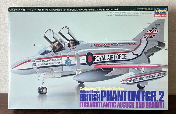 RESALE SHOP - Hasegawa 1/48 British Phantom FGR.2 "Transatlantic Alcock & Brown" #9 Kit -[HT3]